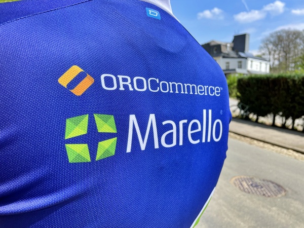 Shirt Back OroCommerce und Marello auf dem gemeinsamen Bike Event